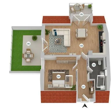 Traumhafte Neue Dachterrassenwohnung Am Soyener